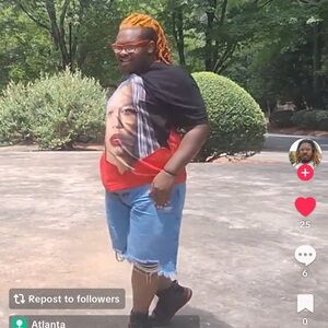 Graphic Short Sleeve Tee - Black and Red